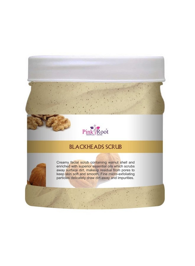 Pink Root Blackheads Scrub With Apricot Kernel Oil 500Gm - Image 2