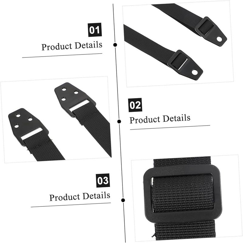 ميكيكيت 4 قطع أحزمة أمان التلفزيون، أحزمة تثبيت الأثاث، تركيب آمن للمنزل - Image 5