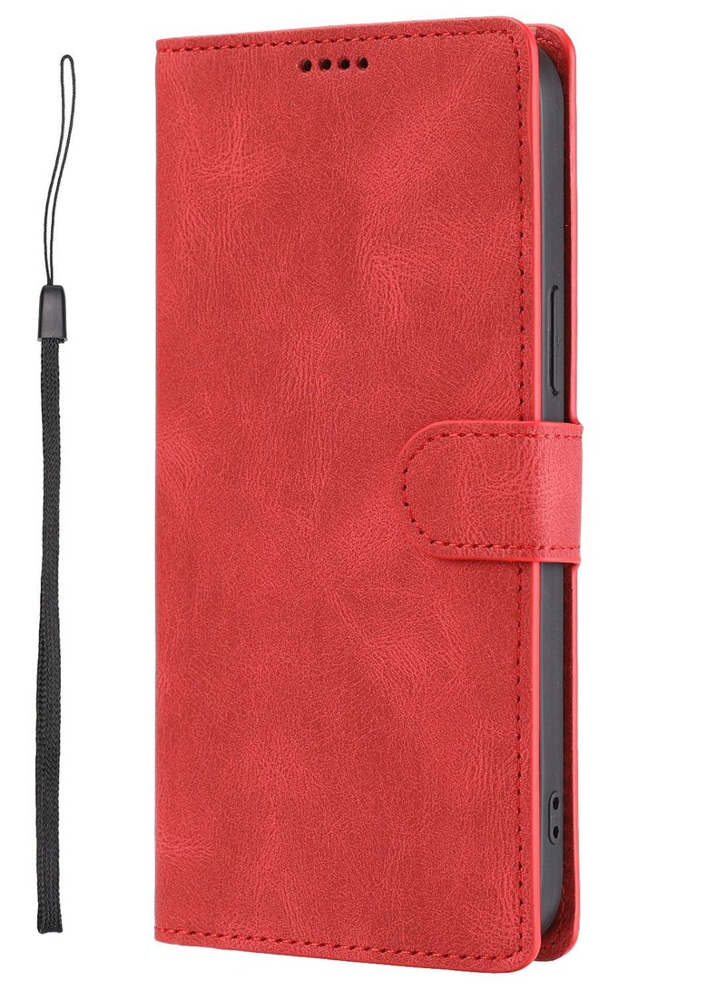 Suteni Flip Cover Leather Protective Hidden Card Slots Phone Case for iPhone - Image 1