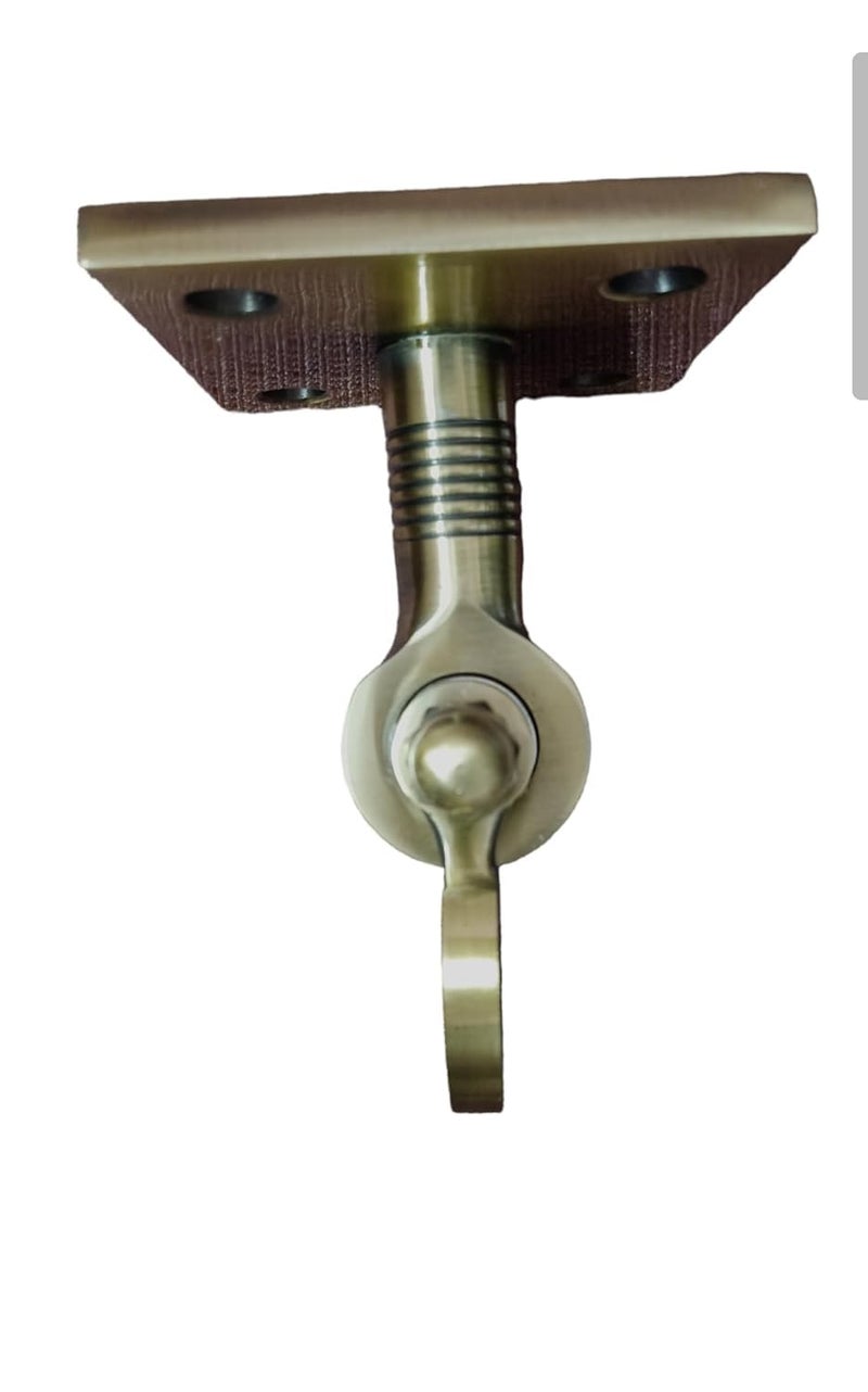 Kkriya Home Decor 2 PCS Kriya Home Decor Strong and Sturdy Heavy Duty HIGrade Quality Life TIME WARRENTY Ceiling KADA Swing Patio Antique Finish Brass 16MM Rod with Weight Capacity of 1000KG  - Image 3