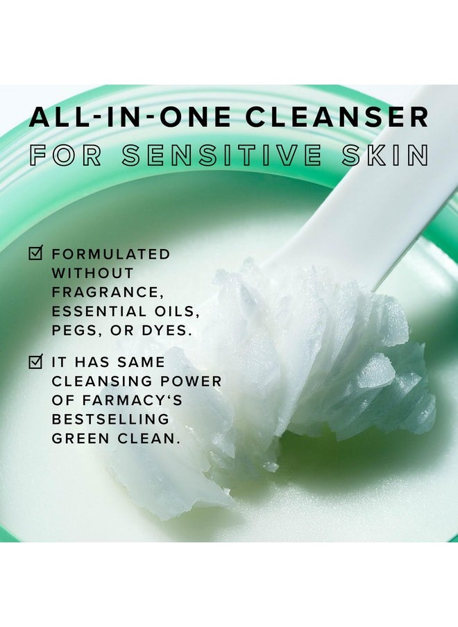 FARMACY Farmacy Makeup Remover Cleansing Balm - Clearly Clean Sensitive Skin Makeup Remover + Oil Based Cleanser - Gentle Exfoliating Double Cleanser - Melts From Balm to Milky Lather (100ml)  - Image 2