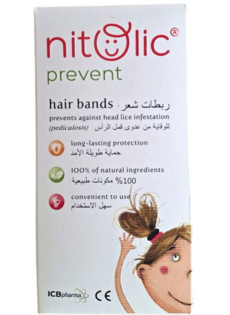 Nitolic - Prevent Hair Bands For Prevention Of Head Lice Infestations - Image 1