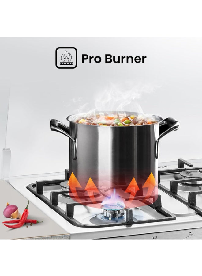 Hisense Renewed - 60X60 Cm 4 Burner Cooking Range 4 HFG60121X Silver - Image 5