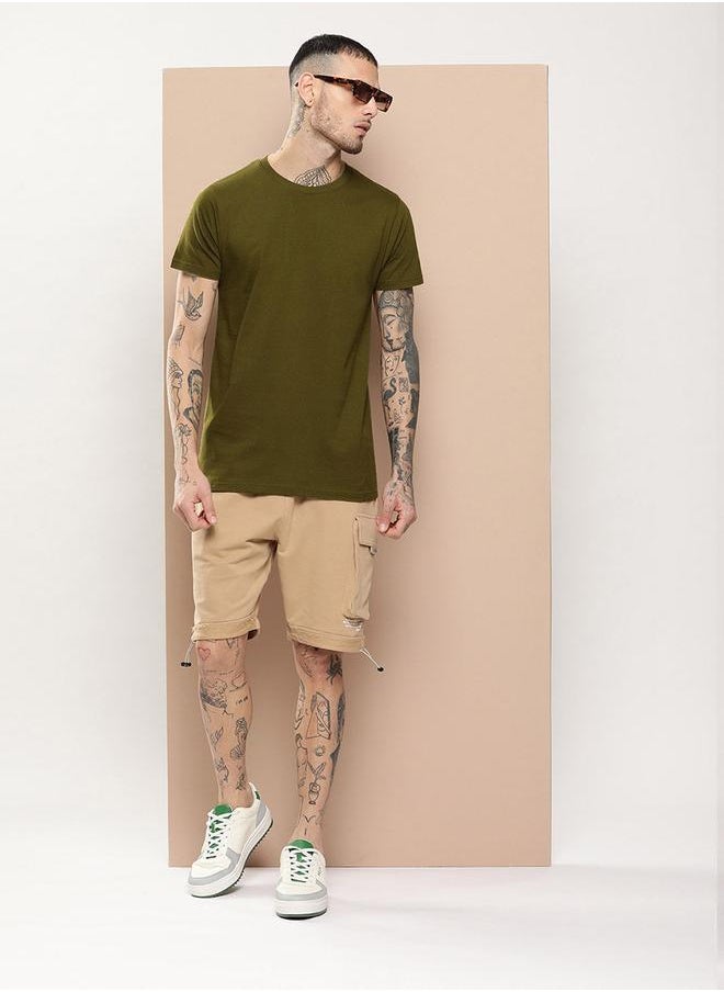 Difference of Opinion Plain Regular Fit T-Shirt by Styli  - Image 4