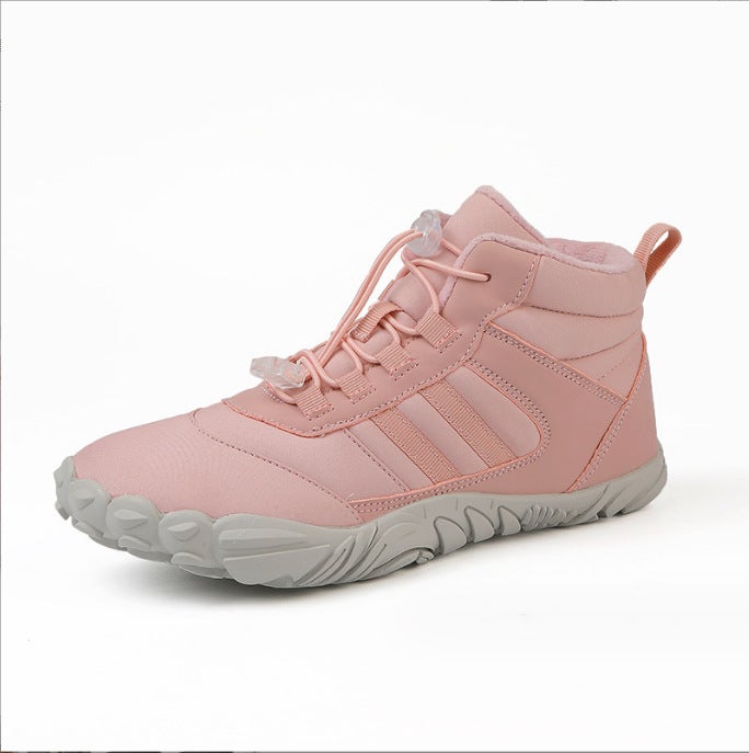 Five-Finger Outdoor Cotton Shoes, Non-Slip and Wear-Resistant, Couple''s Hiking Shoes, Warm High-Top Plus Wool Boots, Men''s and Women''s Cold-Proof Hiking Shoes - Image 5