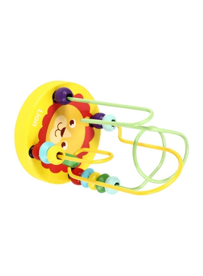 ليون لعبة المتاهة الخشبية بالخرز للأطفال – تصميم أسد، لعبة تنمية مهارات للأطفال +3 سنوات - Image 2