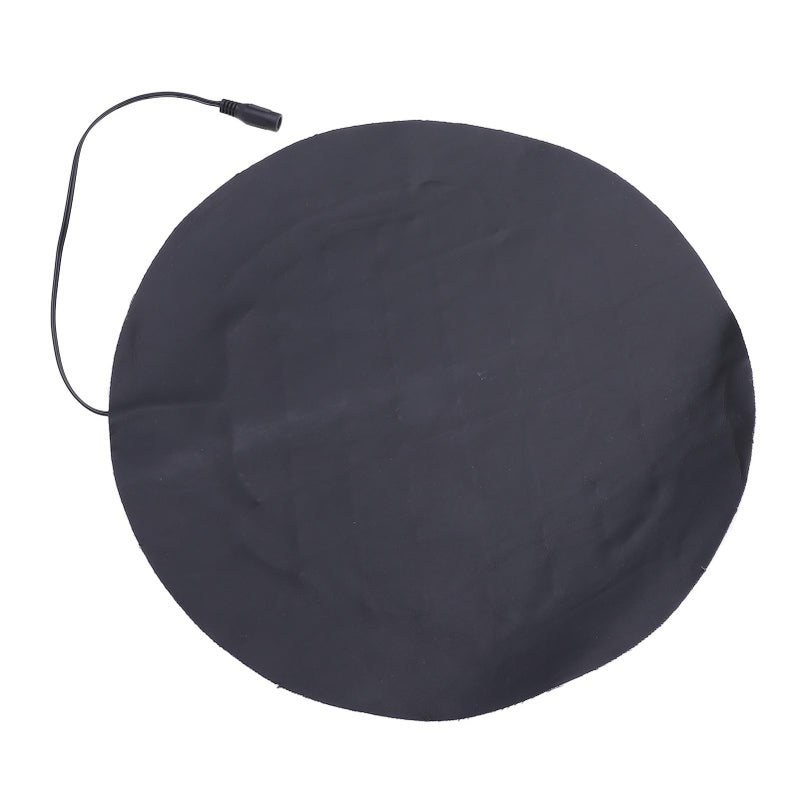 USB Heating Pad for Small Pets PU Leather Round Heated Plate 3 Levels Temperature - Image 5