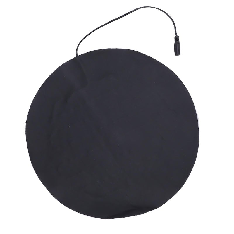 USB Heating Pad for Small Pets PU Leather Round Heated Plate 3 Levels Temperature - Image 4