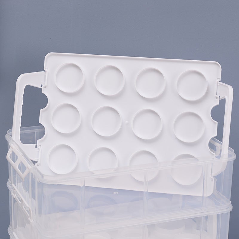 Paper Cup Cake Packing Box Portable Dessert Dessert Table Household Commercial Transparent Plastic Storage Box Muffin Cup - Image 5