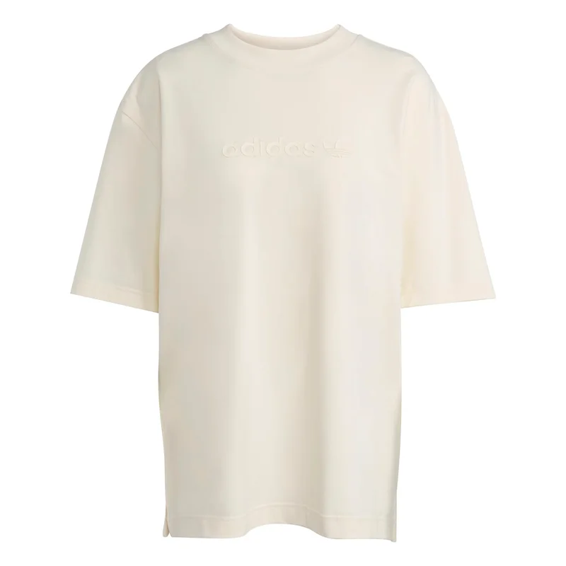 Adidas ESS LIN TEE OS White Originals Women T-SHIRTS
