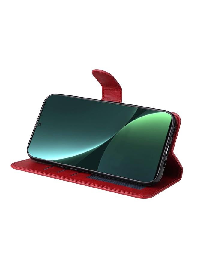 S-TOP Case For Honor X8a Classic Calf Texture Flip Leather Phone Case - Image 5