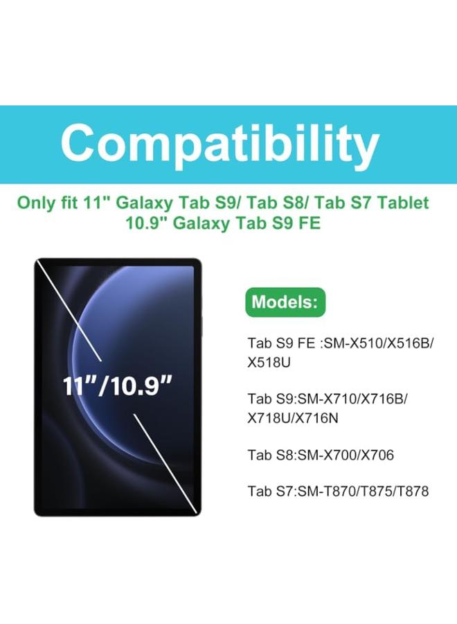 Procases Privacy Screen Protector For Galaxy Tab S9 Fe 10.9 Inch Tab S9 11 Inch 2023 Galaxy Tab S8 2022 Galaxy Tab S7 2020 Anti Spy Tempered Glass Screen Film Guard For Tablet X510 X710 X700 T870 - Image 2