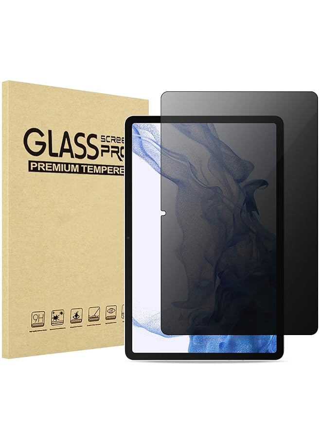 Procases Privacy Screen Protector For Galaxy Tab S9 Fe 10.9 Inch Tab S9 11 Inch 2023 Galaxy Tab S8 2022 Galaxy Tab S7 2020 Anti Spy Tempered Glass Screen Film Guard For Tablet X510 X710 X700 T870 - Image 1