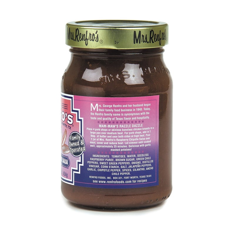 Mrs. Renfro's MRS RENFRO Chipotle Raspberry Salsa, 16 OZ - Image 3