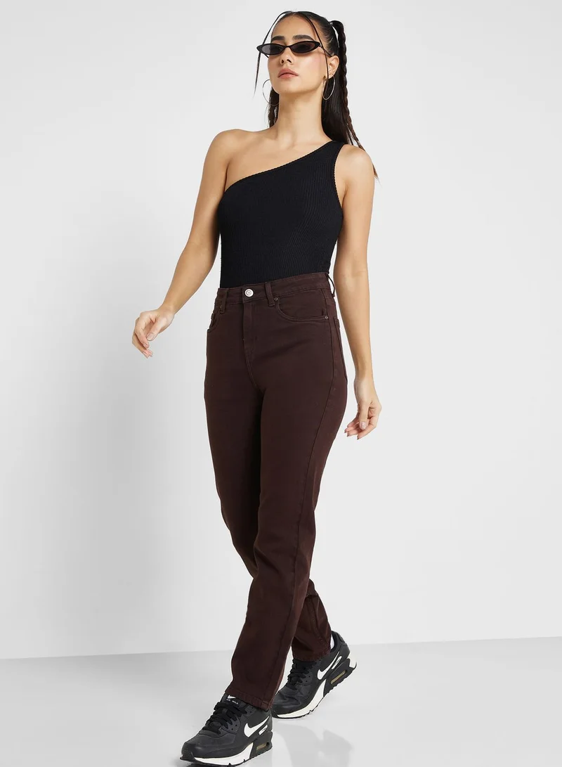 Ginger High Waist  Mom Fit Jeans