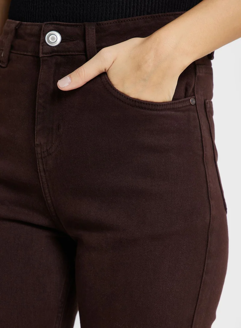 Ginger High Waist  Mom Fit Jeans