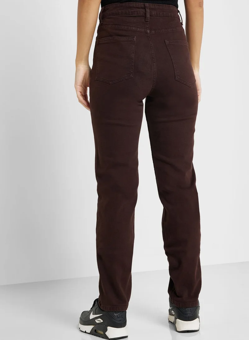 Ginger High Waist  Mom Fit Jeans
