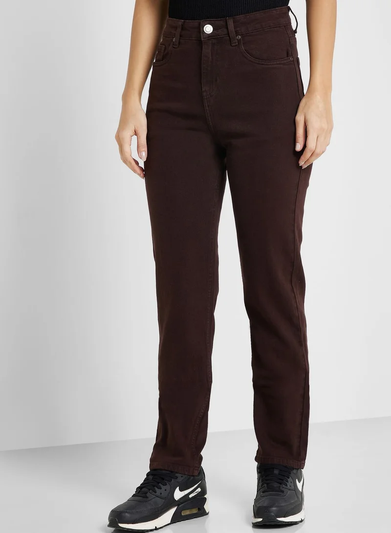 Ginger High Waist  Mom Fit Jeans