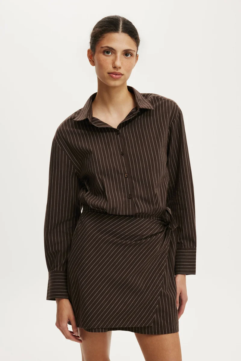 Cotton On  Shirt Mini Dress for Women | Best Price UAE