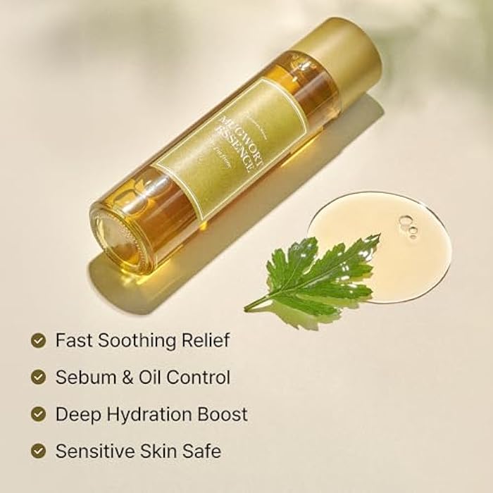 I'm From Mugwort Essence | Vegan Extract - Soothe Sensitive and Irritated Skin, Redness Relief, Refreshing, Korean Hydrating Toner | 5.4 Fl Oz, All Skin Types, PETA Approved - Image 2