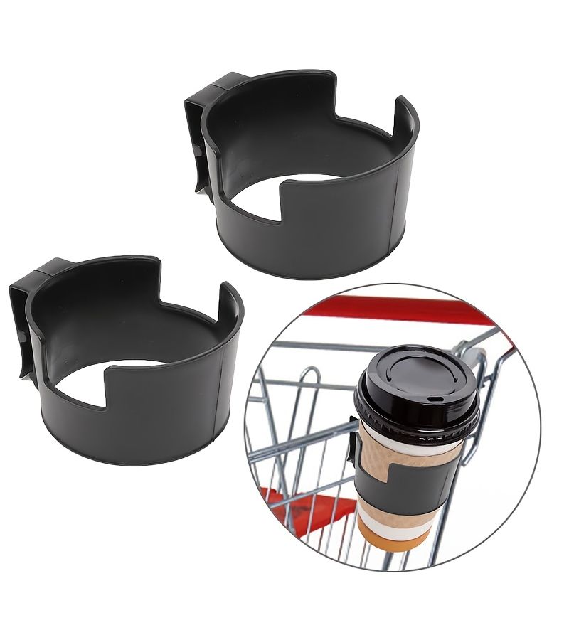 2pcs Motorcycle Cup Holder, Portable Plastic Water Cup Holder for Cart Vehicle - Image 5