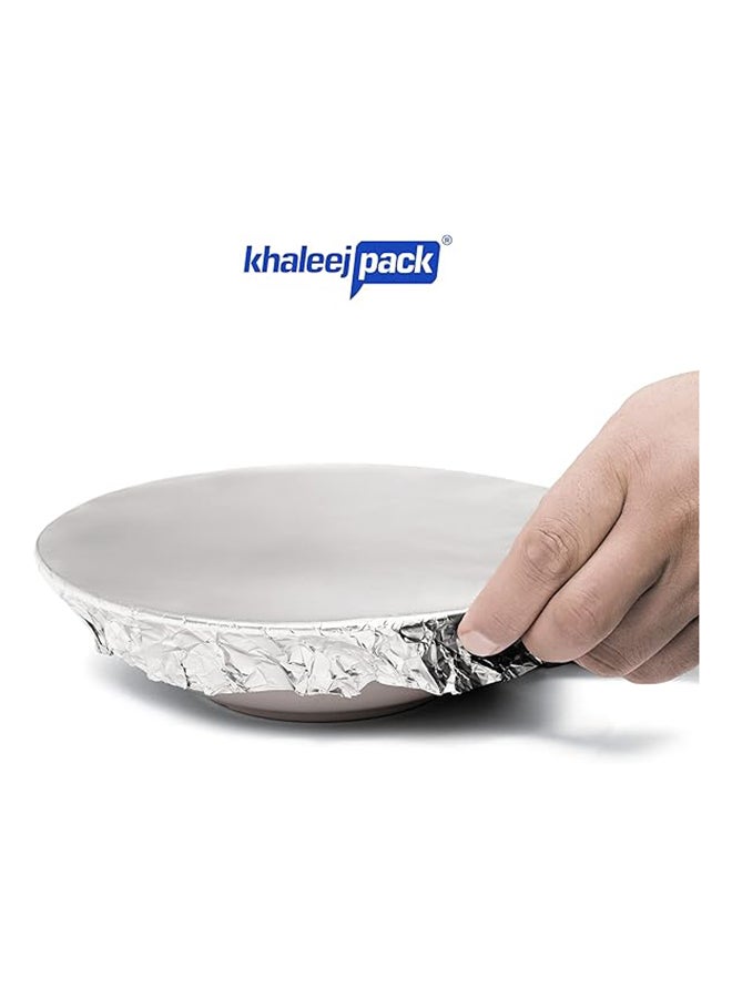 Khaleej Pack Aluminium Foil 1.5KG , 30 CM width Heavy duty bulky catering  foil roll - Image 3