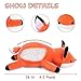 OurHonor 24 inches Fox Weighted Stuffed Animals 42 lbs Weighted Stuffed Animal 42 Pound Weight Plush Fox Plushies Toy Gifts for Kids and Adults - Image 2