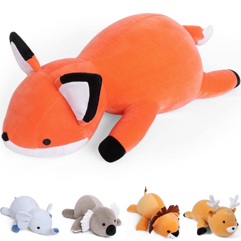 OurHonor 24 inches Fox Weighted Stuffed Animals 42 lbs Weighted Stuffed Animal 42 Pound Weight Plush Fox Plushies Toy Gifts for Kids and Adults - Image 3