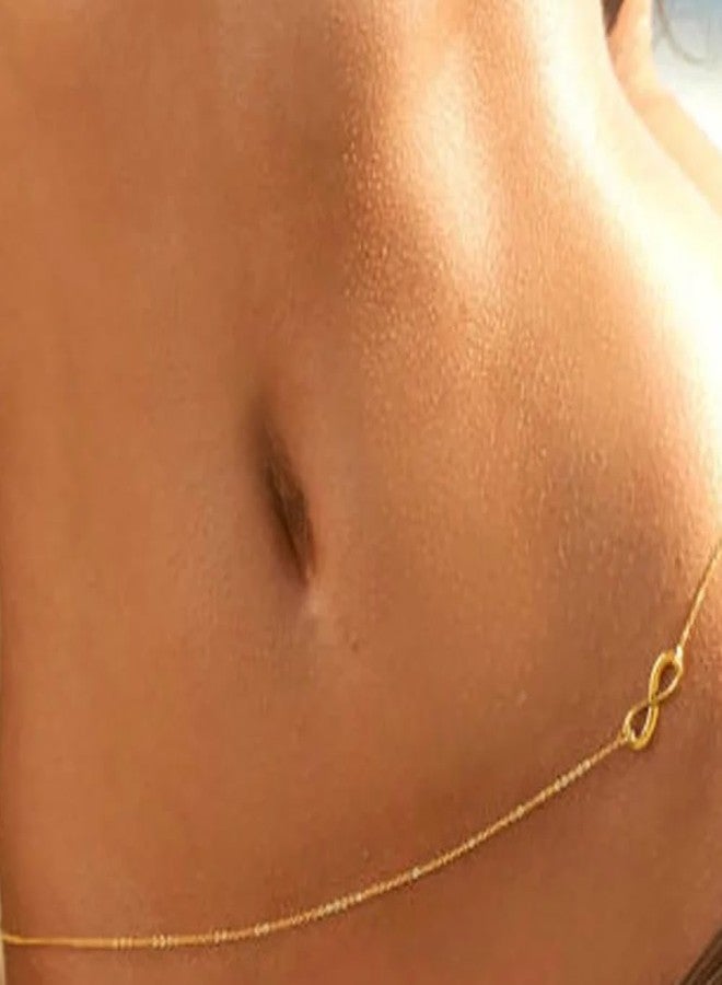 Sorellaz Womens Golden Metal Infinity Waist Chain: Pack of 1 (SR/JEWWC) - Image 3
