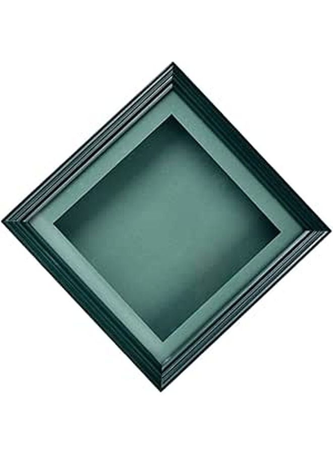 Dark Green 3D Hand and Footprint Frame Nursery Photo Holder Desktop Display - Image 1