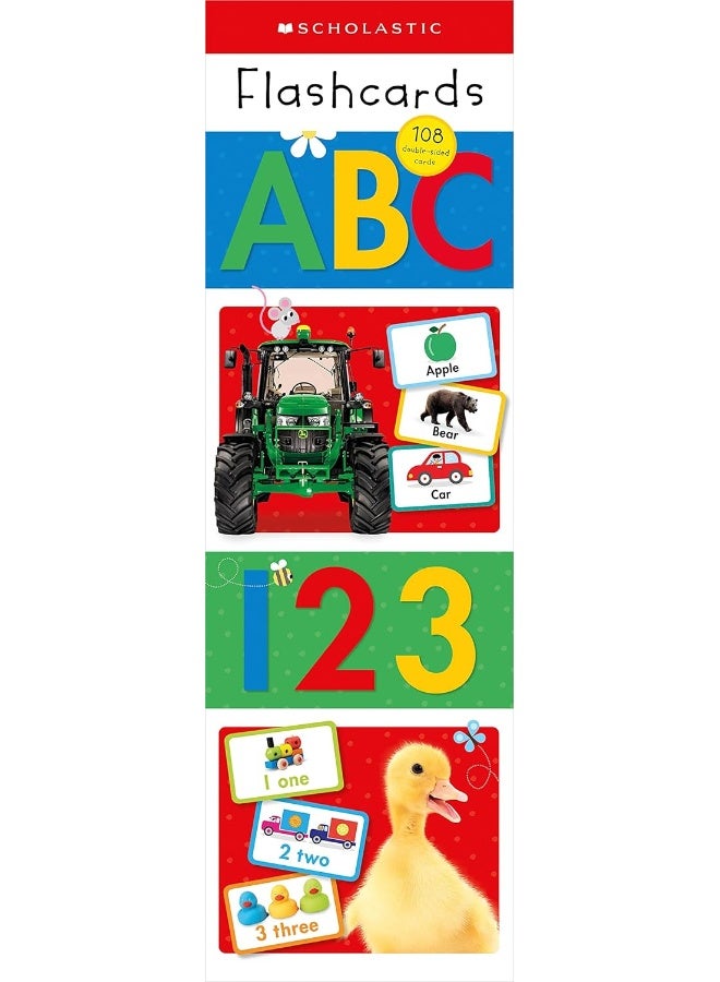 عبارة ABC و 123 حزمة بطاقات فلاش مزدوجة: المتعلمين الأوائل من سكولاستيك (بطاقات فلاش)