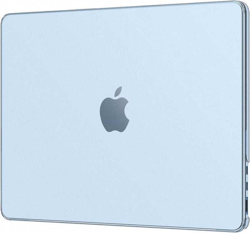 Case Compatible for 2026 2025-2023 MacBook Air 15 inch M5 M4 M3 M2 A3448 A3241 A3114 A2941,[Ultra-Thin],Air 15.3 Translucent Matte Protective Hard Shell Cover,[Original Texture]-Matte Sky Blue - Image 1
