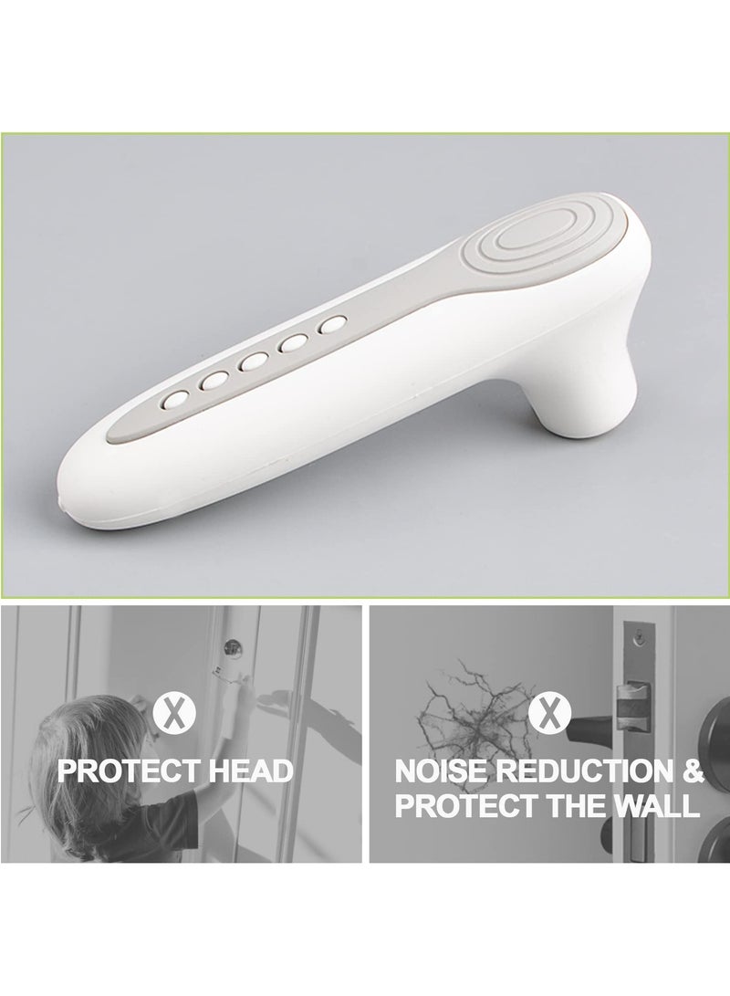 SYOSI 2 Pcs Silicone Door Handle Covers, Silicone Door Handle Glove Anti-Static Safety Door Knob, Baby Safety Equipment Kids Safety Door Knob Cover for Flat Square Door Handle - Image 5