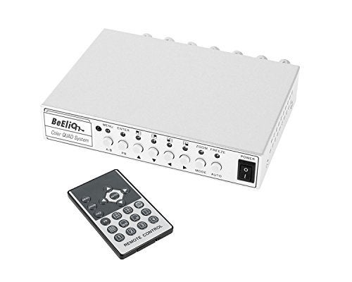 BeElion 2CH HD Video Splitter & Switcher - 1080P Support, NTSC/PAL System, Picture Freeze Function, for CCTV/DVR Surveillance in School/Home/Office - Image 5
