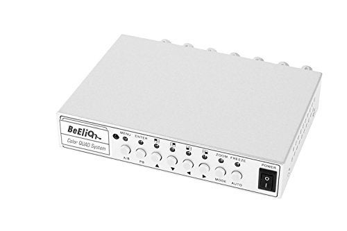 BeElion 2CH HD Video Splitter & Switcher - 1080P Support, NTSC/PAL System, Picture Freeze Function, for CCTV/DVR Surveillance in School/Home/Office - Image 3