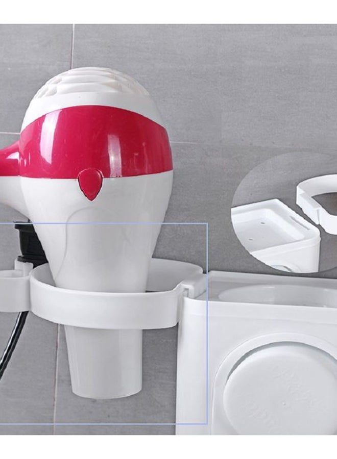 NIBEMINENT Toothbrush Holder With Mouthwash Cup Set Blue 31.5 x11 x 18cm - Image 5