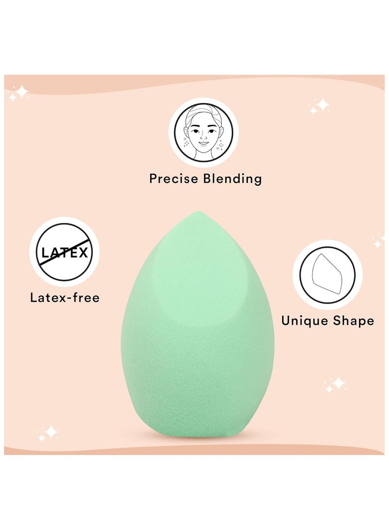 SUGAR POP Dab and Blend Beauty Makeup Sponge Latex Free Unique Shape Precise Edges Reusable and washable - Image 2