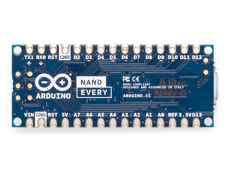 Arduino Nano Every [ABX00028] â€“ ATmega4809, 48KB Flash, 6KB SRAM, 20 Digital I/O, 8 Analog Inputs, Micro USB Type-B, Compatible with Arduino IDE for Embedded Projects - Image 4