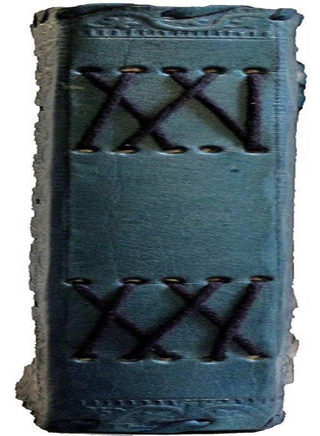 TUZECH Leather Journal for Men and Women Diary to Write Poems,Sketchbook Book of Shadows, Record Keeping Notebook Personal Memoir with Lock and Key Leather Bound - Unlined (Blue) - Image 5