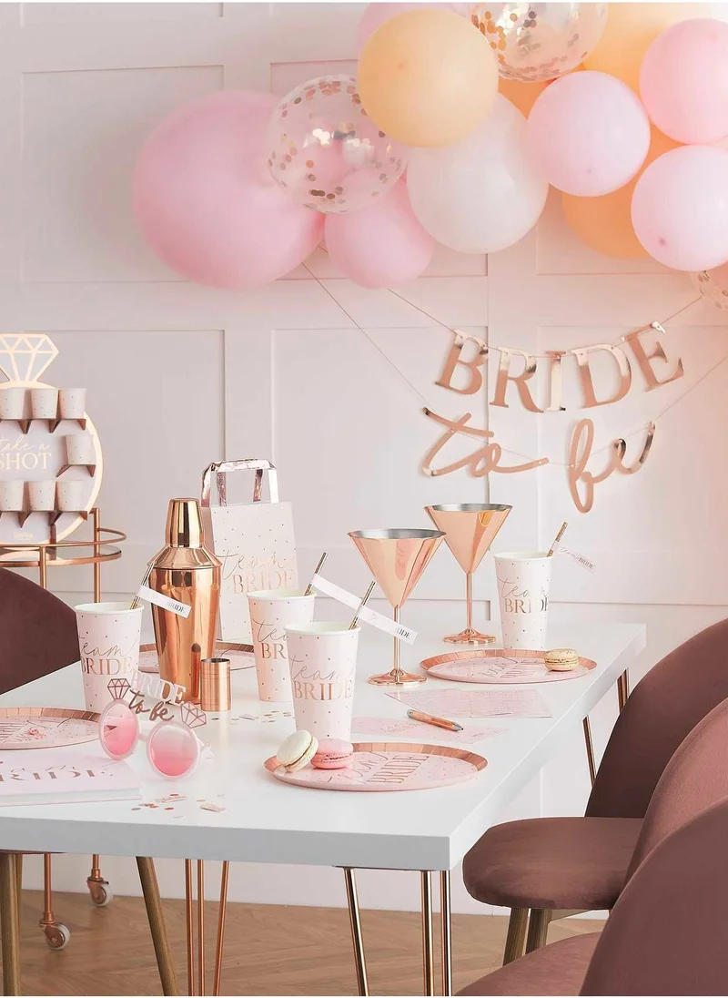 جينجر راي Hen party slogan & confetti balloons