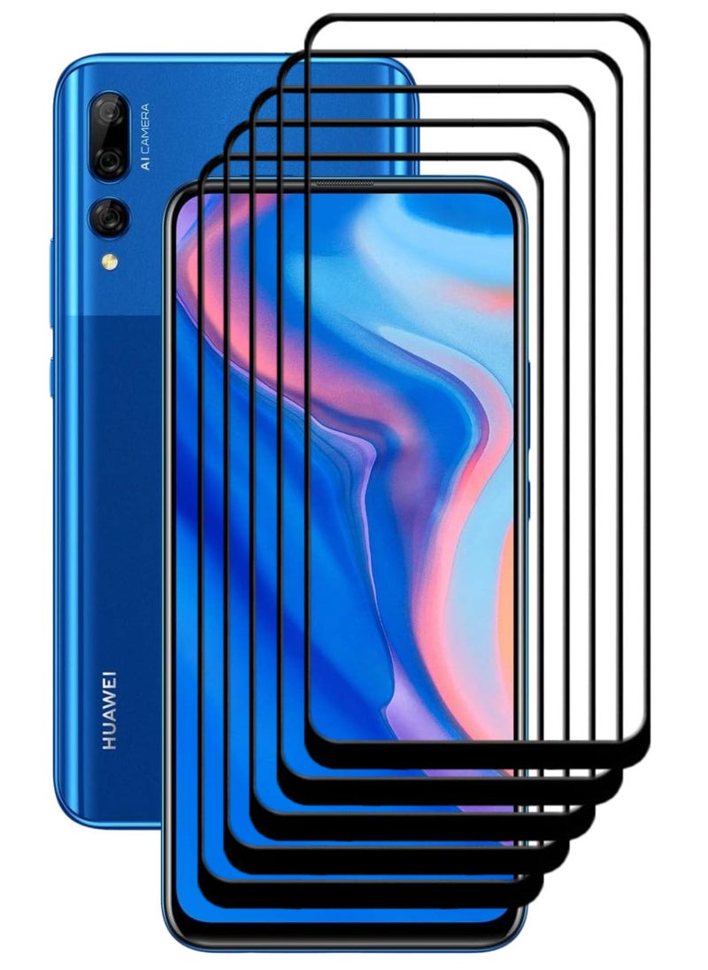 ACLIX 5 Pieces Antistatic ESD Dustproof Premium Quality High Definition Tempered Glass Screen Protector Designed For Huawei Y9 Prime (2019) - Image 1