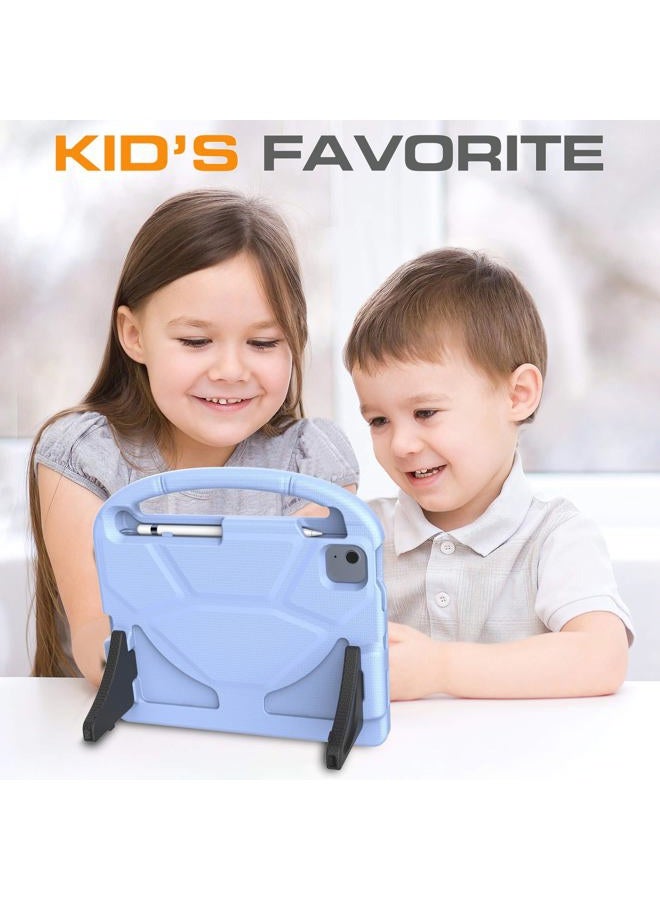 TOEVEK Kids Case for iPad (A16) 11th Generation 11 Inch 2025/iPad 10th Generation 10.9 Inch 2022, with Screen Protector, Shockproof Handle Stand Protective Cover for iPad 11/10, Light Blue - Image 3