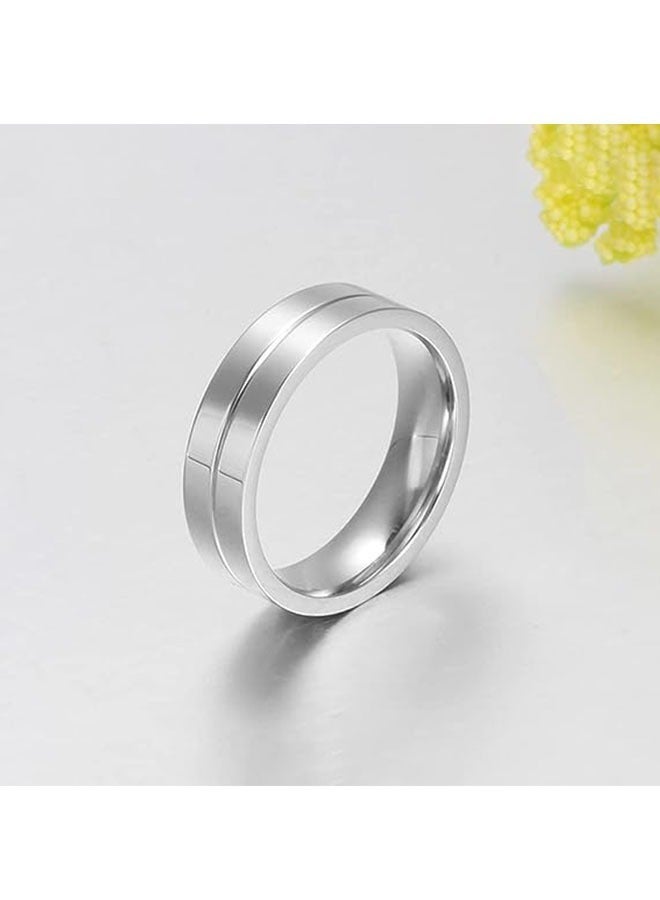 أوشن الفولاذ المقاوم للصدأ خاتم العشاق ، والطلاء بالكهرباء ، مزينة مكعب زركونيا الماس ، والأزياء الكلاسيكية ، ومناسبة لعشاق الهدايا - Image 4