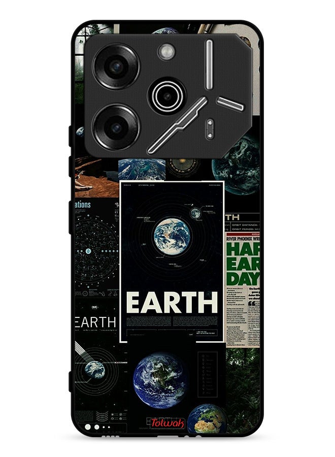 Tolwak Tecno Pova 6 Pro 5G Protective Case Cover Earth - Image 1