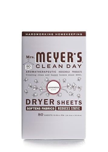 Mrs. Meyer's MRS MEYERS CLEAN DAY Dryer Sheets Lavender 80 ct - Image 2
