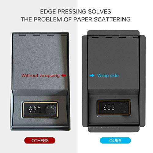 PACOLO Real Paper Transfer Book Safe, Hollow with Secret Hidden Compartment, Combination Lock, 8.7"×6"×2" (Les Miserables-Combination) - Image 4