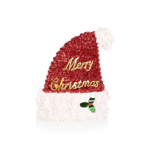 ProKart Premium Sequins White/Red Santa Claus Hat Mary Christmas for Adults Kids, Christmas Hat for Party (Mary Christmas Hat) - Image 5