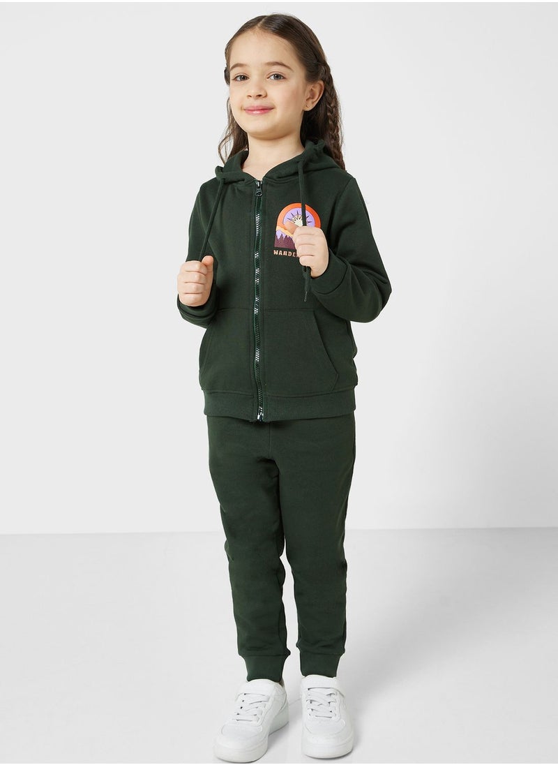 Pinata - Girls Front And Back Printed Full Zip Hoodie - Image 1