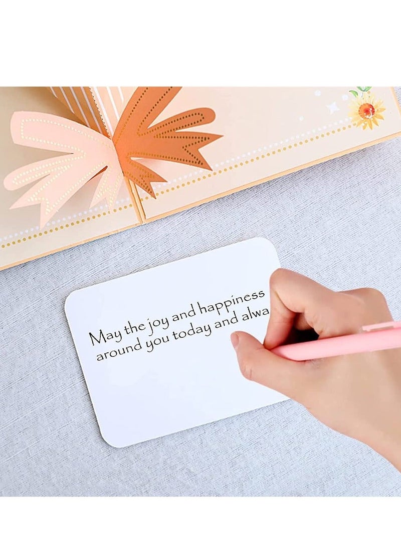 Y&D Thanks for Everything, Pop Up Greeting Cards with Envelopes, Mother's Day 3D Flowers Bouquet, Thank you Card Her, Teacher Appreciation, Mother, Anniversary, Wedding, Thanksgiving - Image 4