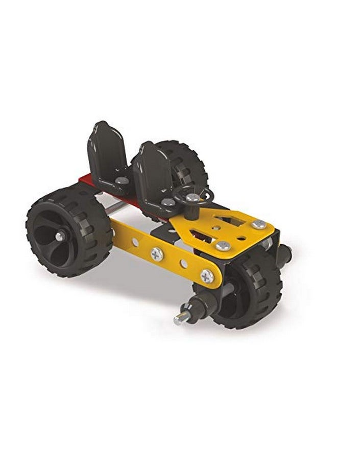 Mechanix Mechanix Basic, STEM Education Toy, Pieces 90, Model 6, Make in India, Building and Construction Set for Boys and Girls Age 7+ Years, Multicolour - Birthday Return Gift  - Image 5